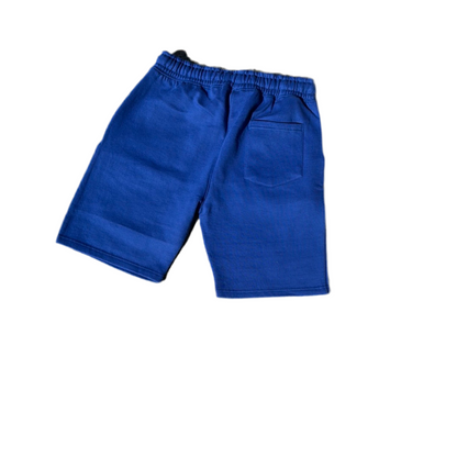 BARBED HEART Heavy cotton short & shirt set (Blue)